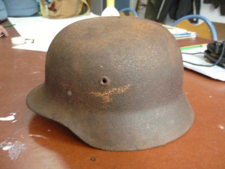 Coque de casque allemand (Luftwaffe?)