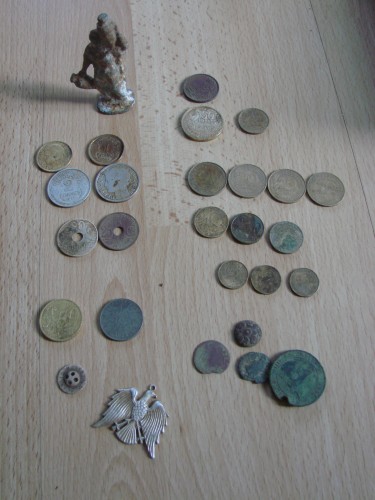 pièces anciennes, fouille, vercors,résistance,détecteur de métaux,pièces de monnaie,